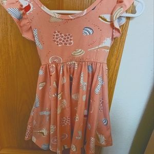 Dot Dot Smile Empire Dress Seashells 12-24